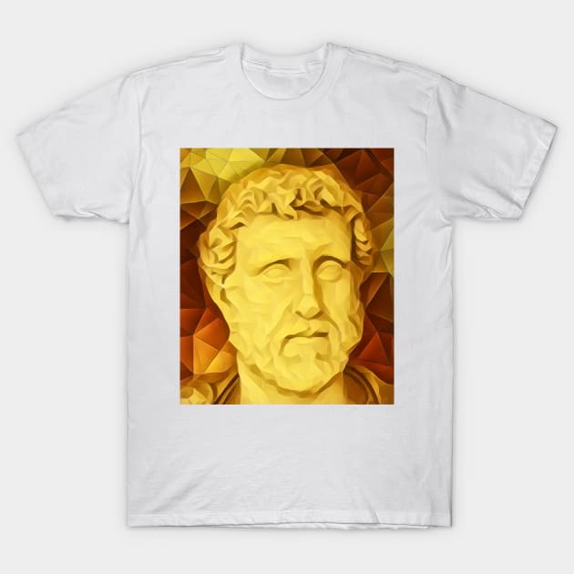 Appian of Alexandria Golden Portrait | Appian of Alexandria Artwork 9 T-Shirt by JustLit